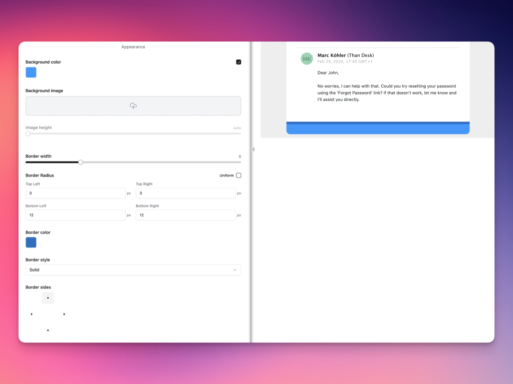 Preview image of app